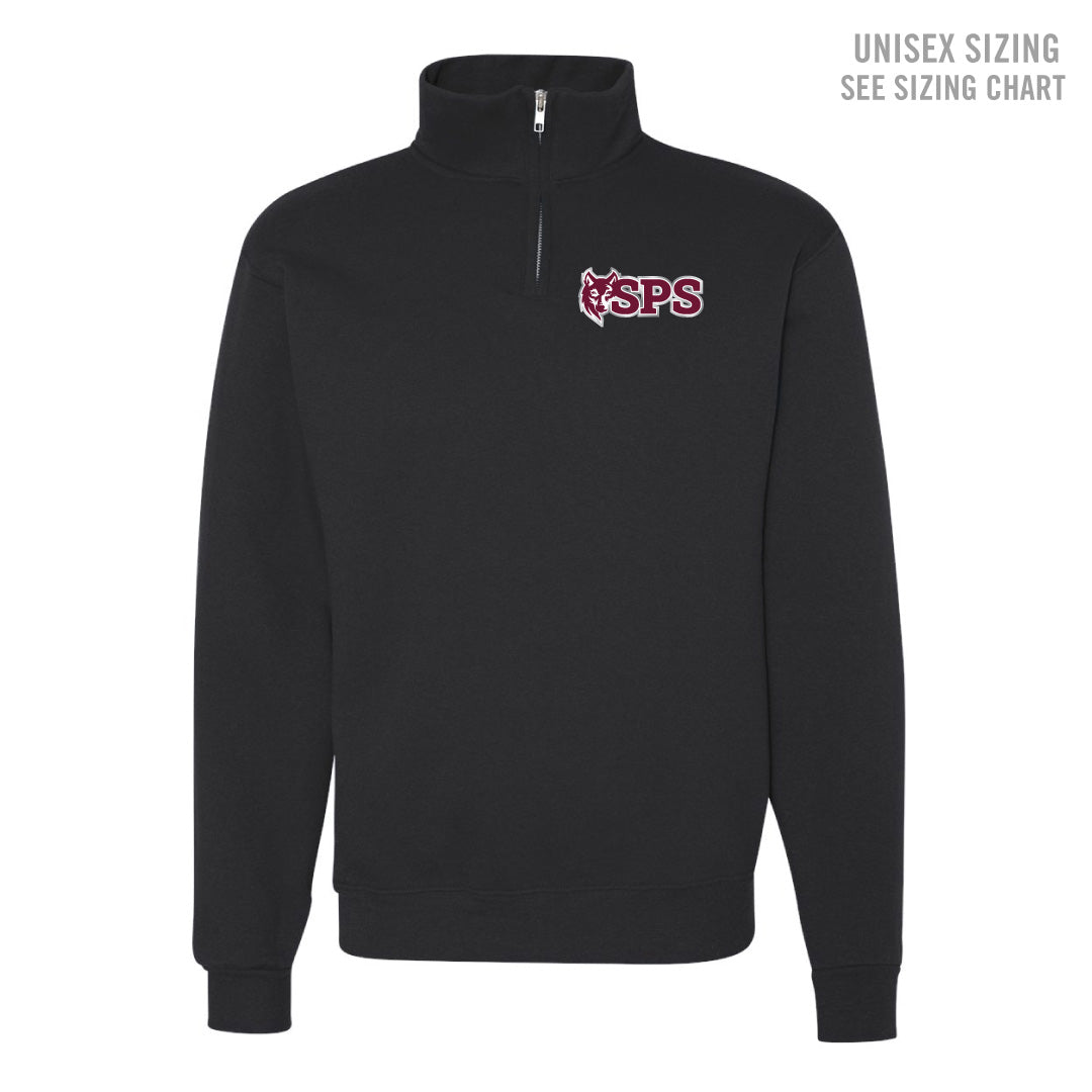 Seven Persons School Unisex 1/4 Zip Sweatshirt (SPST005-995MR)