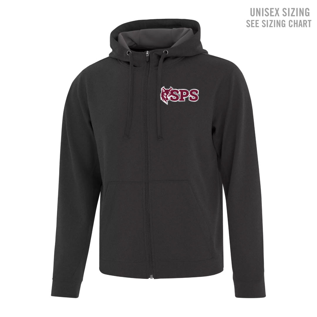 Seven Persons School Unisex Performance Zip Hoodie (SPST005-F2004)