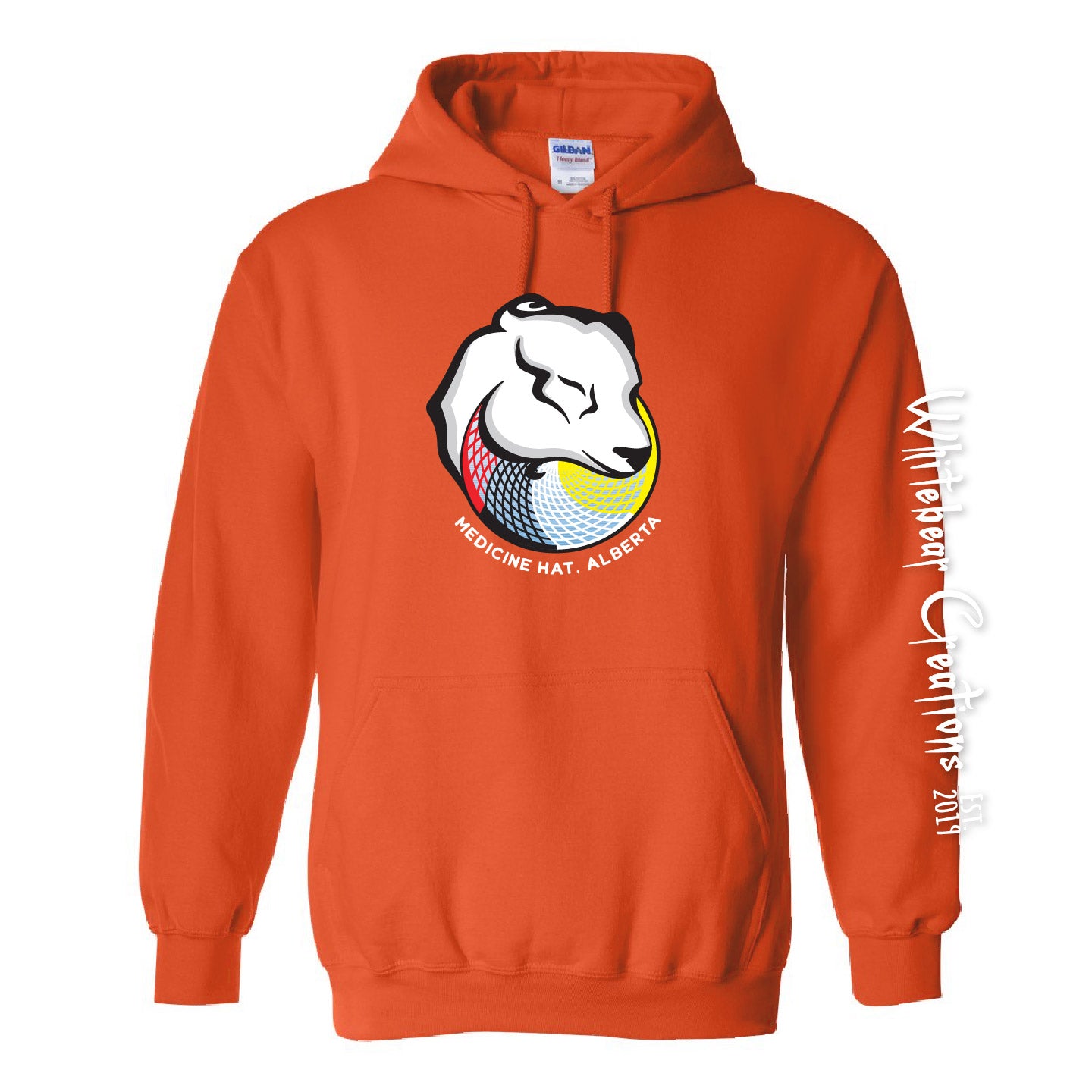 Whitebear Creations Unisex Pullover Hoodie (WBT002/3-18500)