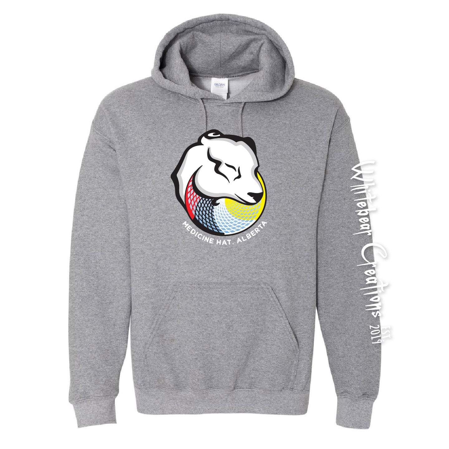 Whitebear Creations Unisex Pullover Hoodie (WBT002/3-18500)