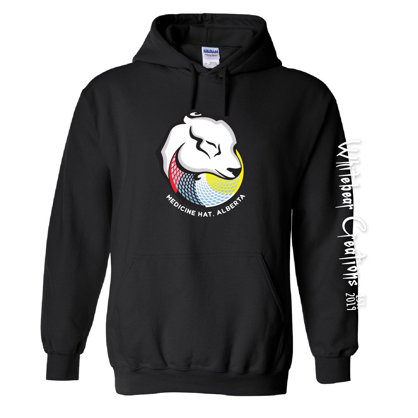 Whitebear Creations Unisex Pullover Hoodie (WBT002/3-18500)