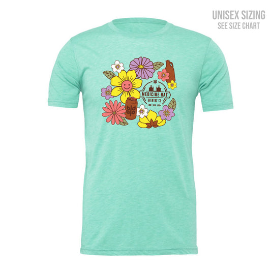 MH Brewing Co. Unisex Flower Ringspun T-Shirt (MHBT003-3001CVC)