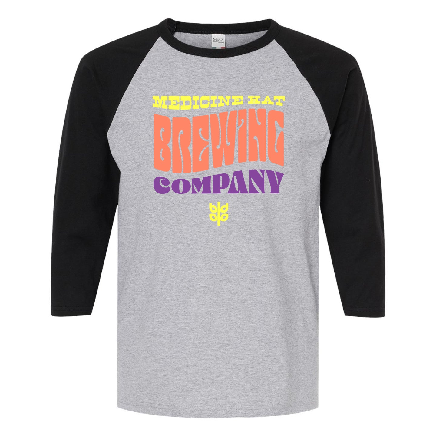 MH Brewing Co. Groovy Unisex Baseball T-Shirt (MHBCT004-5540)