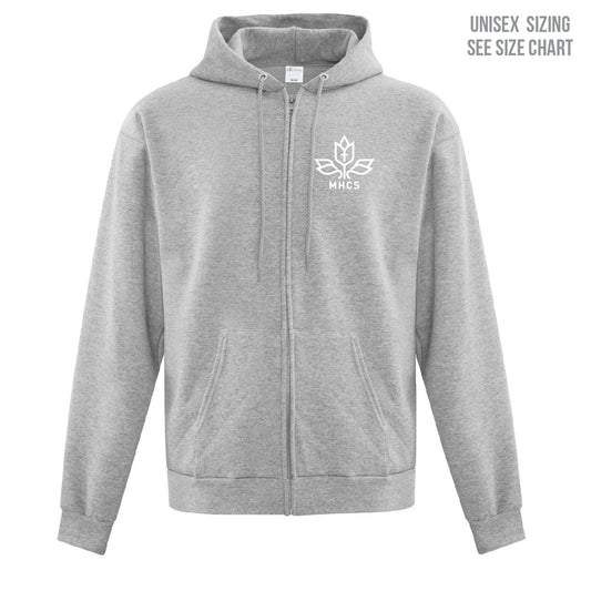 MHCS Left Chest Icon Unisex Zip-Up Hoodie (MHCST0002-F2600)
