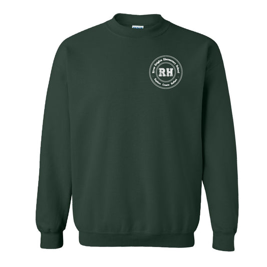 River Heights Left Chest Crest Unisex Crewneck Sweatshirt (RHEST002-18000)