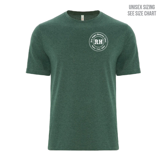 River Heights Left Chest Crest Unisex T-Shirt (RHEST002-ATC8000)