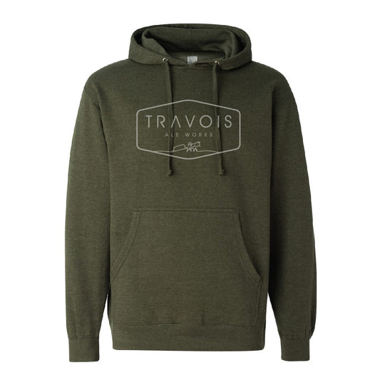 Travois Crest Logo Unisex Pullover Hoodie (TRAVS001-SS4500)