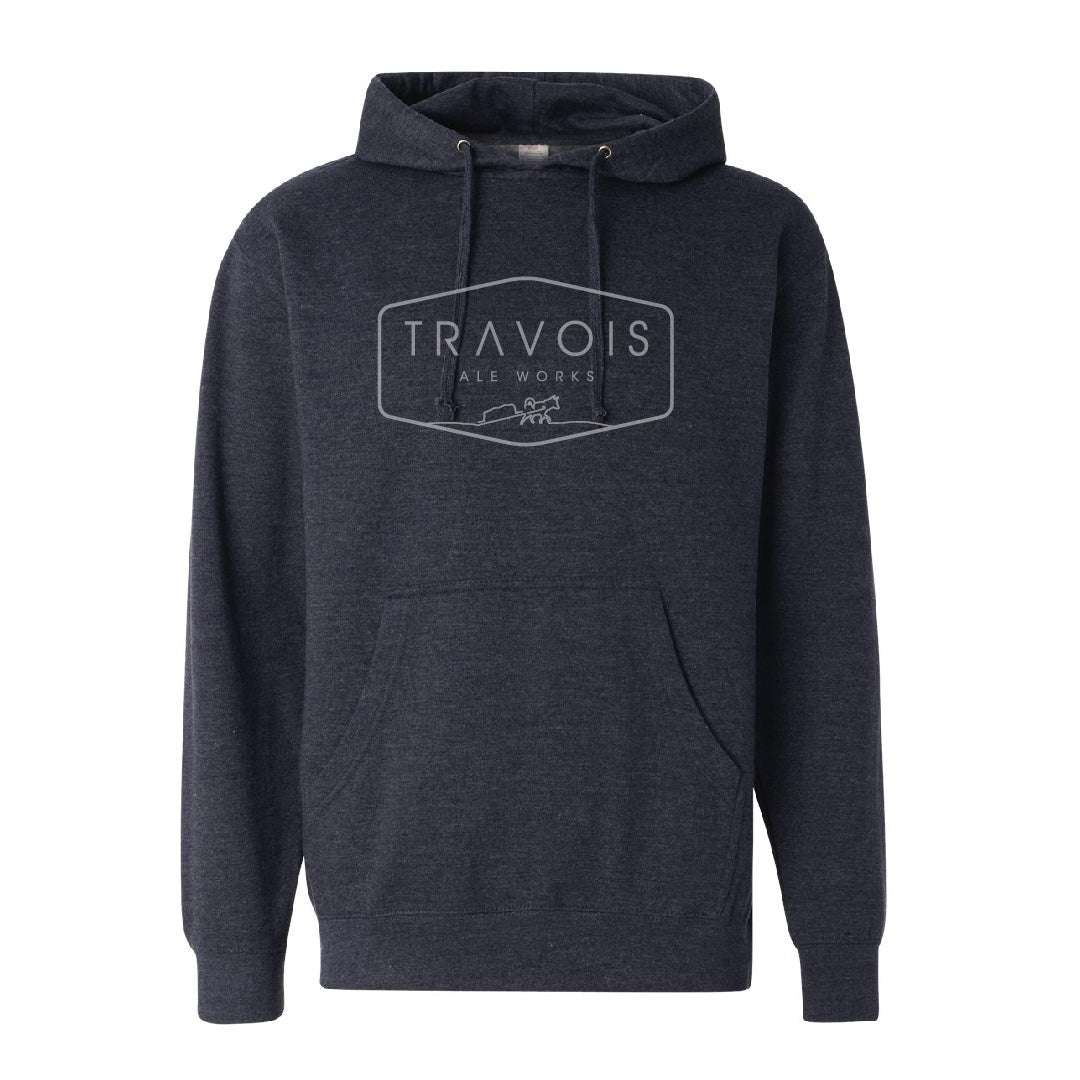 Travois Crest Logo Unisex Pullover Hoodie (TRAVS001-SS4500)