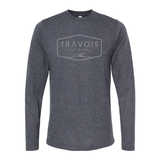 Travois Crest Logo Unisex Longsleeve T-shirt (TRAVS001-3520)