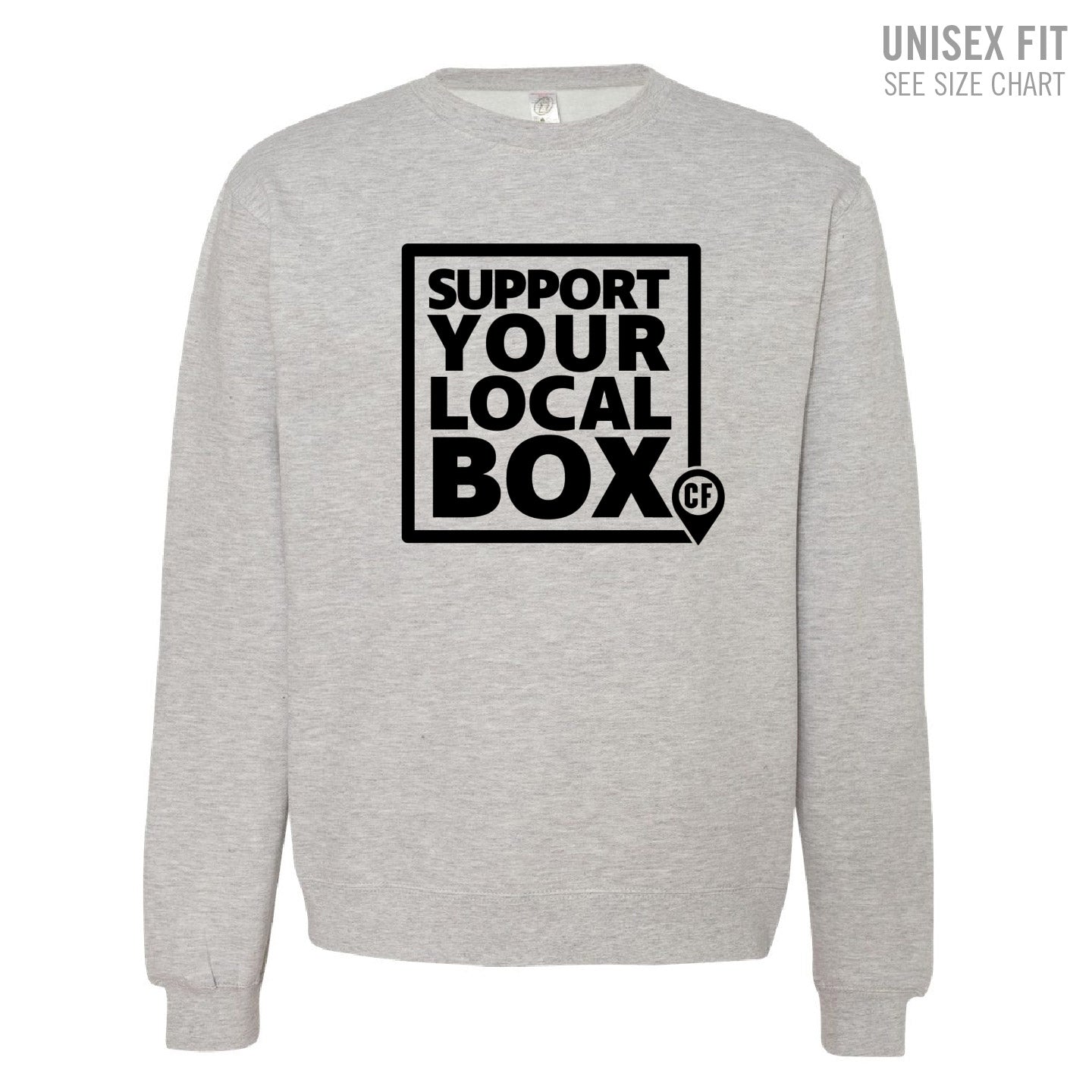 Domain Crossfit Support Local Unisex Crewneck Sweatshirt (DCT006-SS3000)