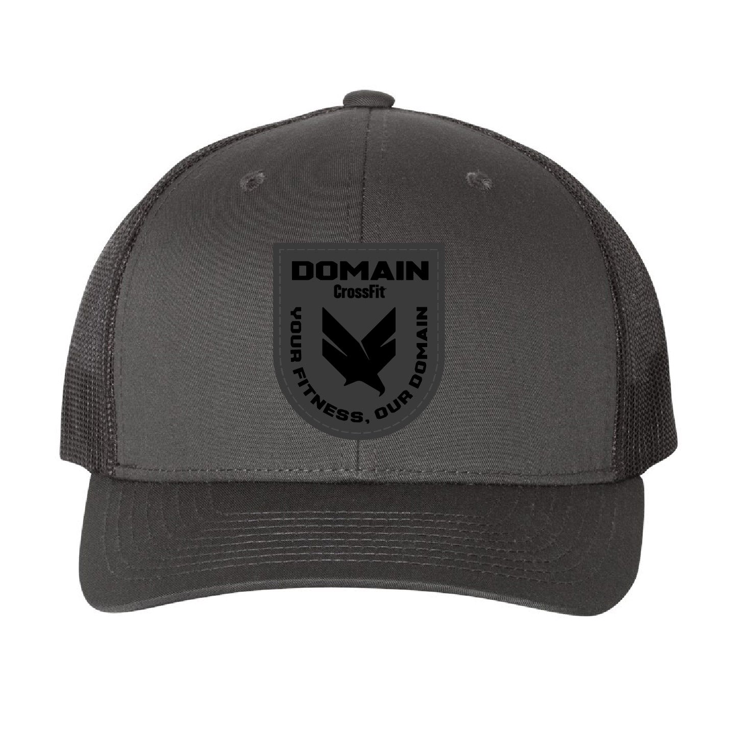 Domain Crossfit Badge Patched Trucker Hat (DCP002-6606)