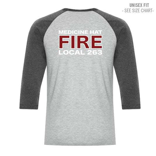 MH Fire Unisex Baseball Tee (MHFT001/002-ATC0822)