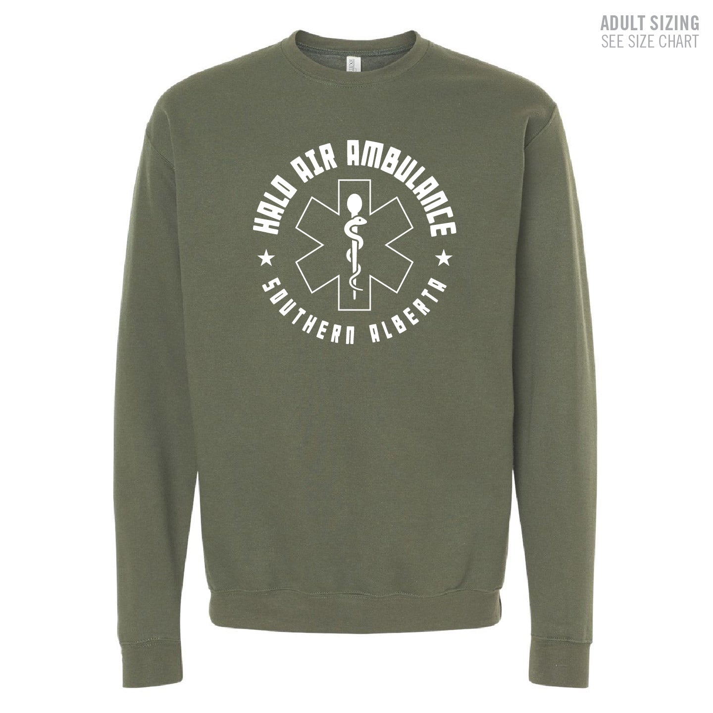 HALO Crest Logo ADULT Crewneck Sweatshirt (HALOT006-3340)