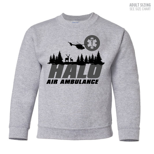 HALO Wilderness YOUTH Crewneck Sweatshirt (HALOT005-18000B)