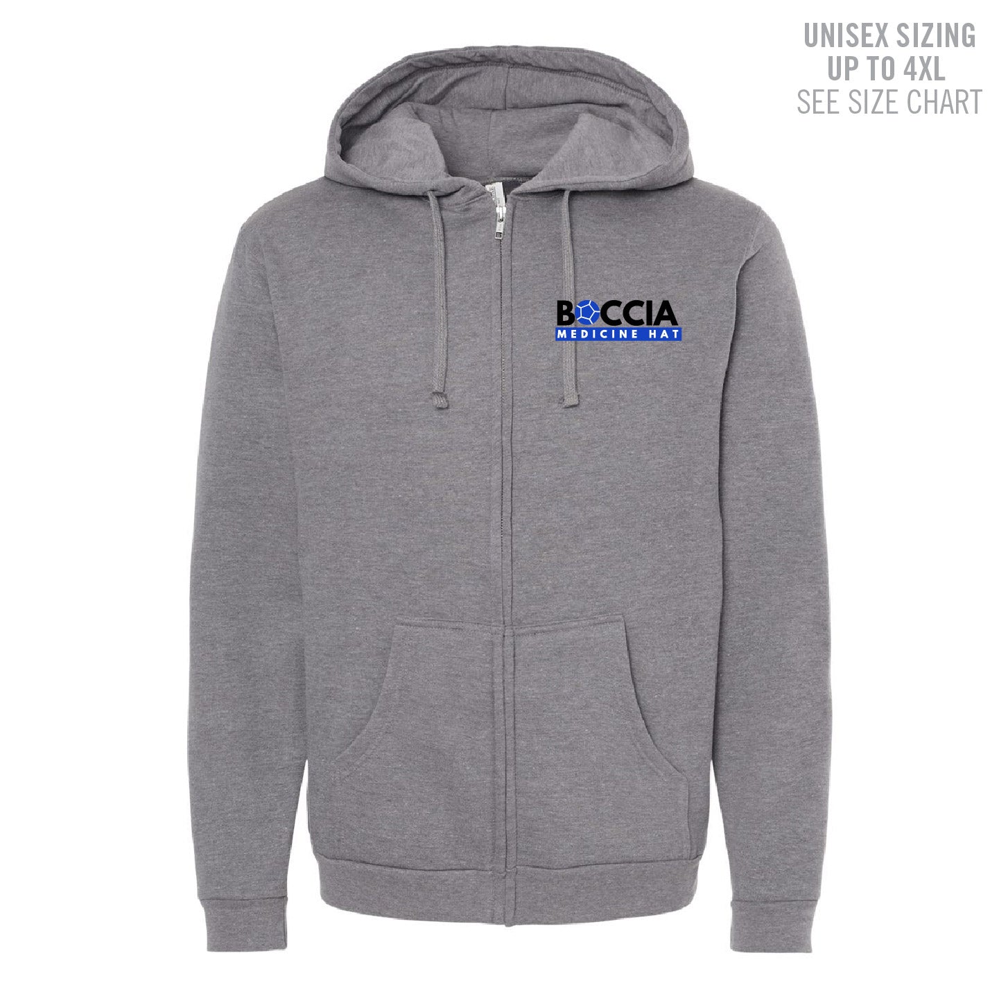 MHASR Boccia Unisex Zip Hoodie (MHASRT005/6-3331)