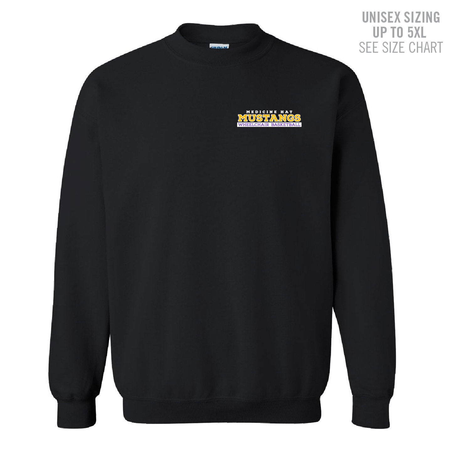MHASR Mustangs Adult Crewneck Sweatshirt (MHASRT010/11-18000)