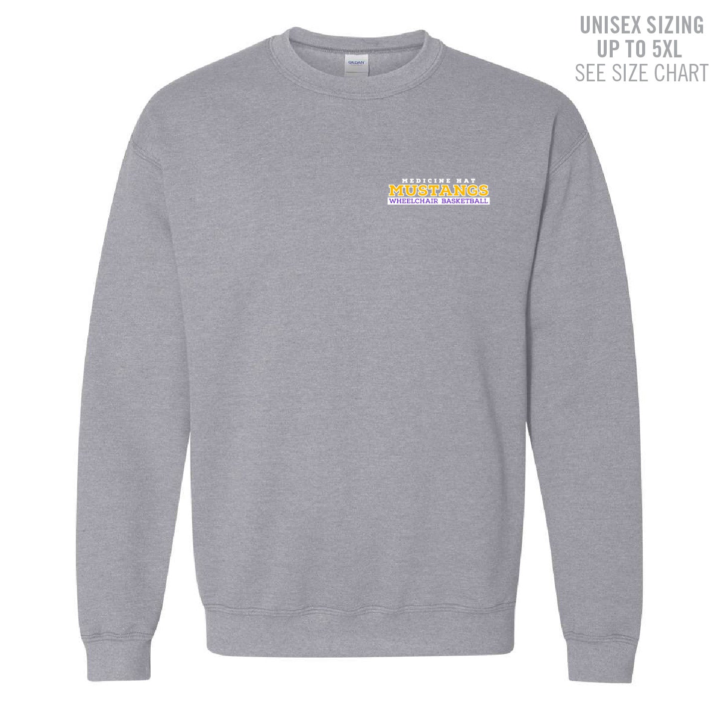 MHASR Mustangs Adult Crewneck Sweatshirt (MHASRT010/11-18000)