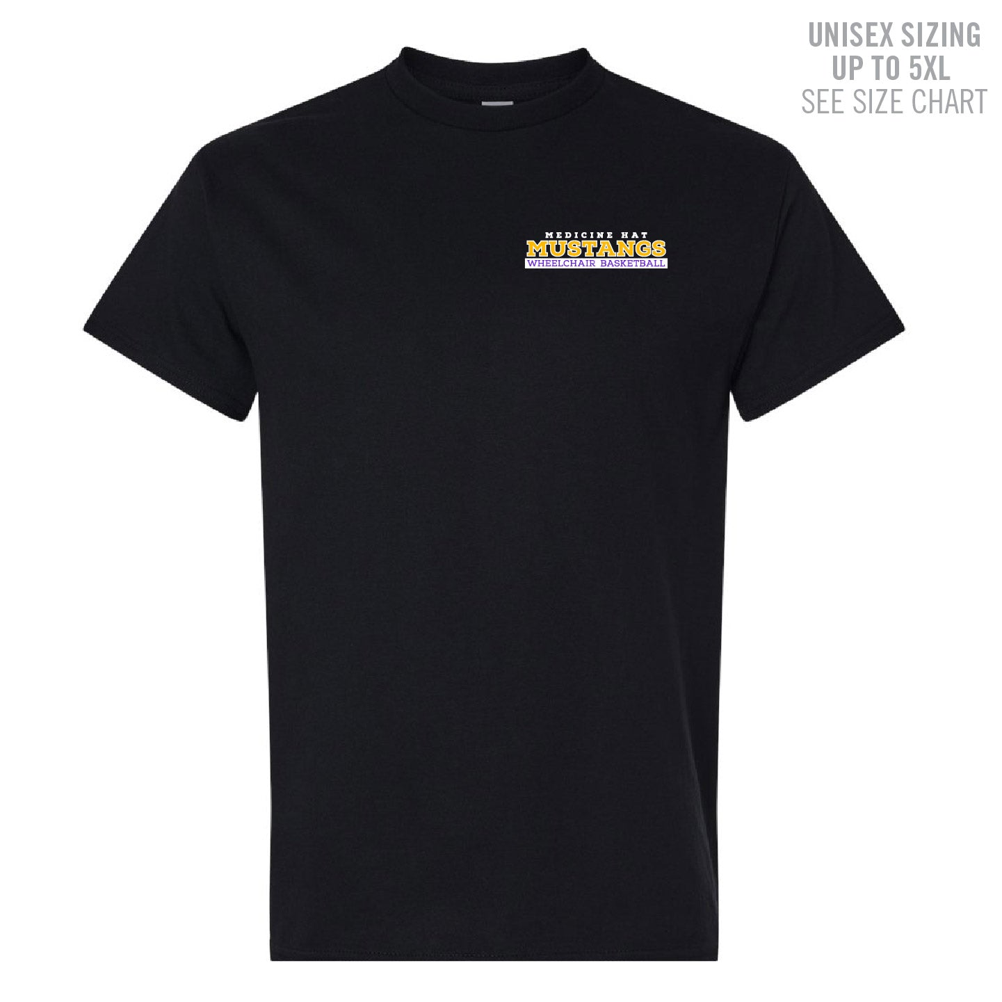 MHASR Mustangs Unisex T-Shirt (MHASRT010/11-5000)