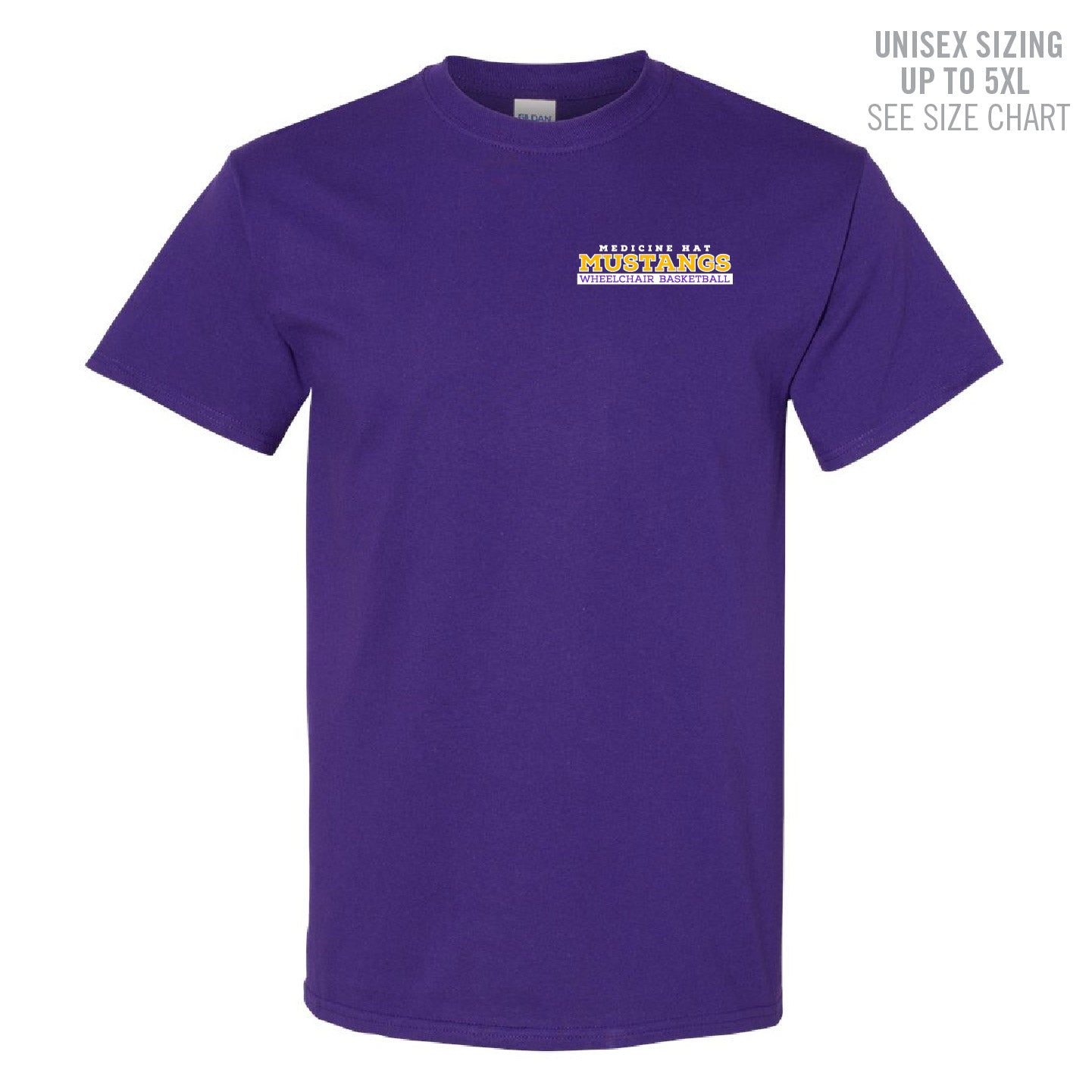MHASR Mustangs Unisex T-Shirt (MHASRT010/11-5000)