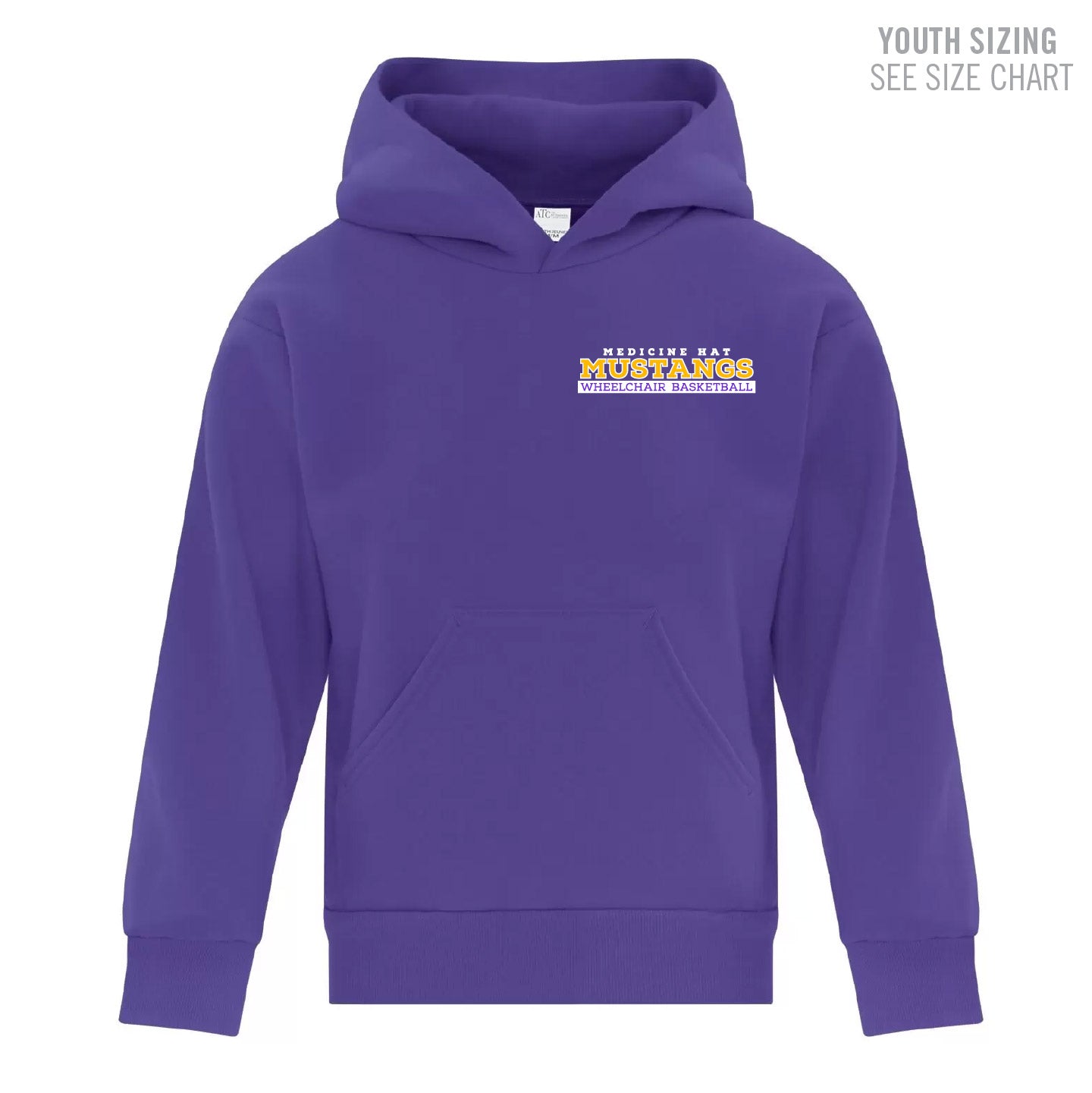MHASR Mustangs YOUTH Pullover Hoodie (MHASRT010/11-ATCY2500)