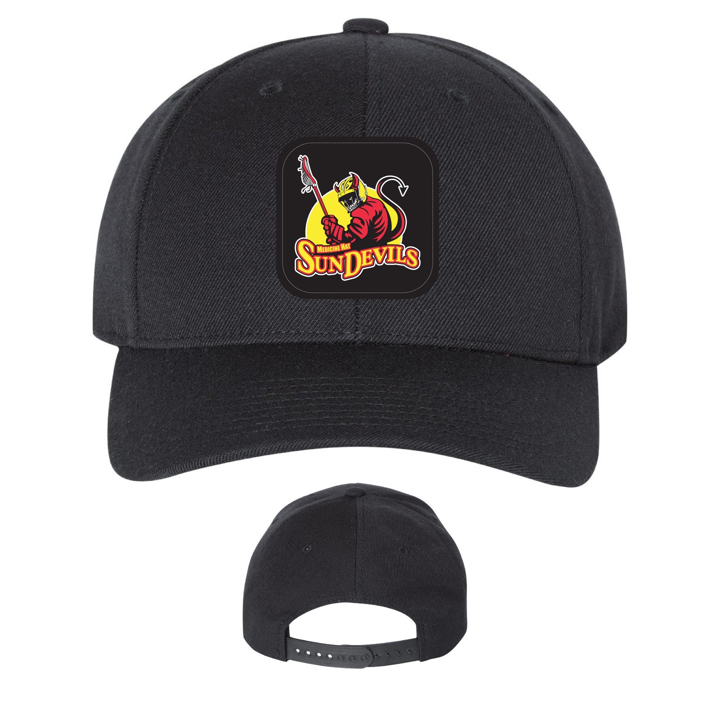 MH Lacrosse Patched Curved Brim Hat (MHLXP001-6789M)