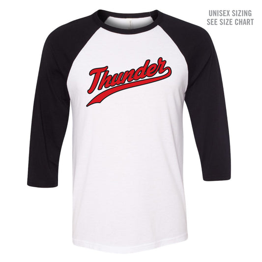 MH Thunder ADULT Triblend Baseball Tee (THT001-3200)