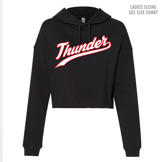 MH Thunder Ladies Cropped Premium Hoodie (THT004-AFX64CRP)