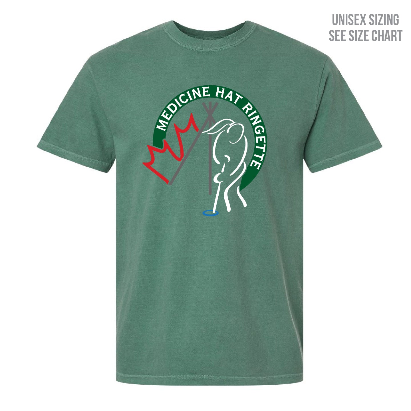 MHRA Logo ADULT Retro Dyed Ringspun T-Shirt (MHRAT007-1717)