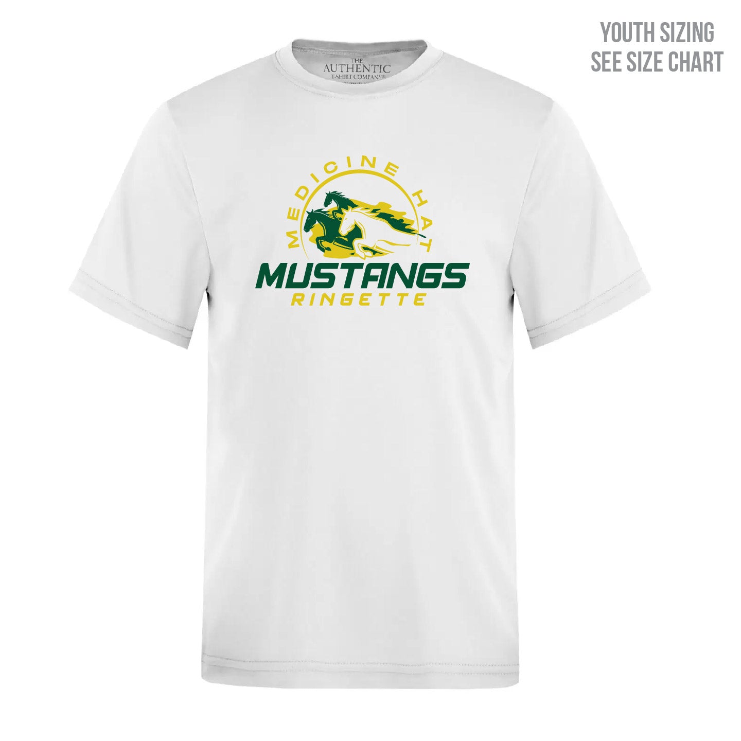MHRA Mustangs YOUTH Performance T-shirt (MHRAT003-Y350)