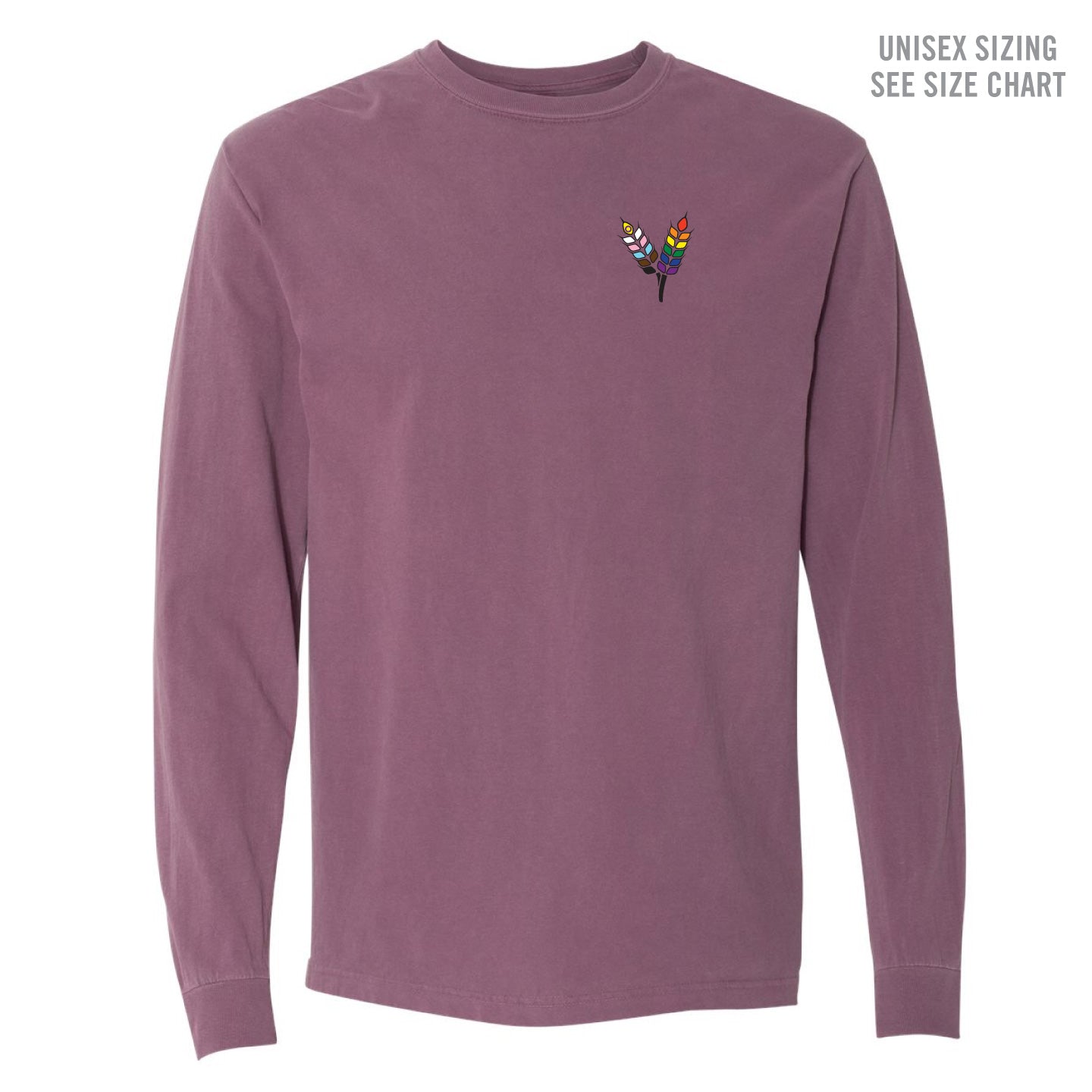 Prairie Pride Guild Small Icon Unisex Longsleeve T-Shirt (PPGT009-6014)