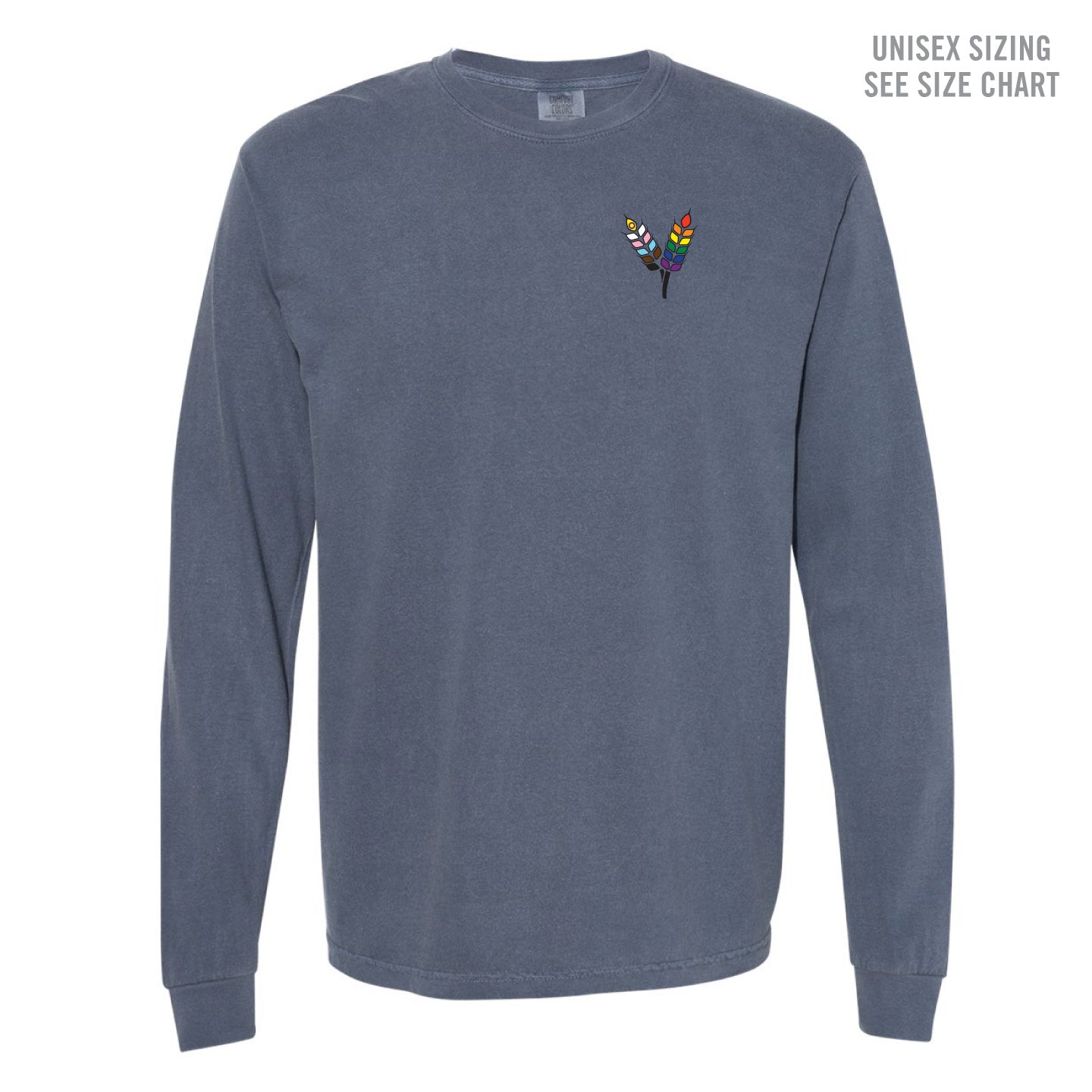Prairie Pride Guild Small Icon Unisex Longsleeve T-Shirt (PPGT009-6014)