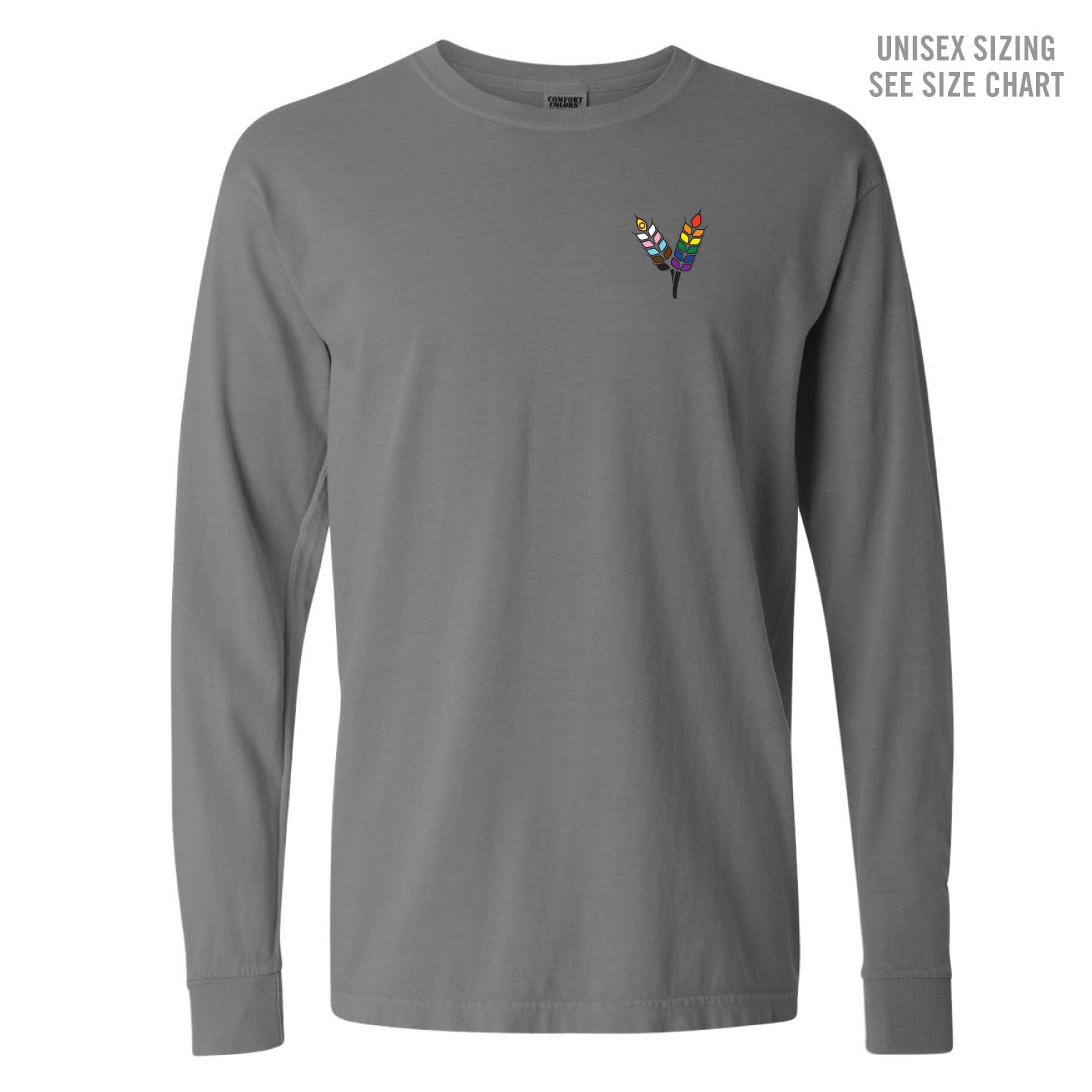 Prairie Pride Guild Small Icon Unisex Longsleeve T-Shirt (PPGT009-6014)