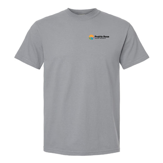 Prairie Rose Colony Schools Unisex Retro Dyed Ringspun T-Shirt (PRCST002-1717)