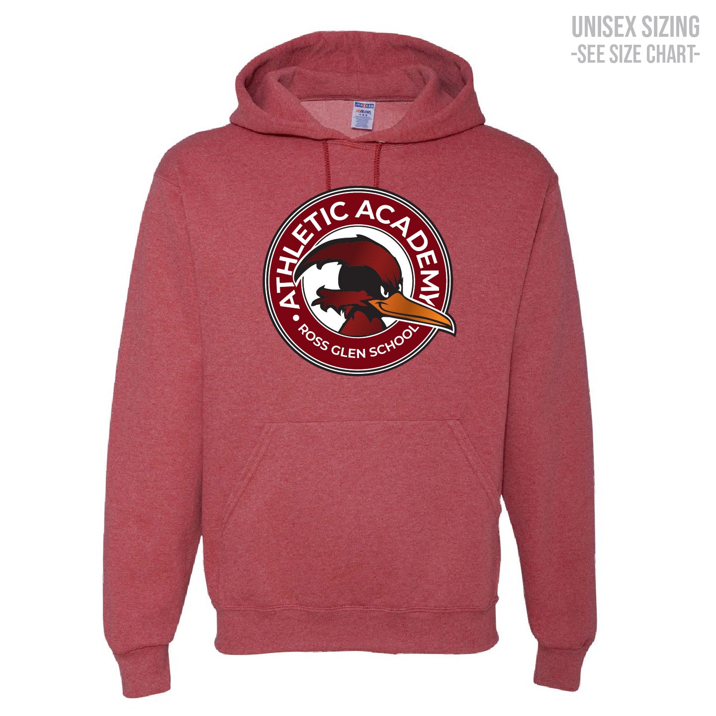 Ross Glen Athletic Academy ADULT Pullover Hoodie (RGST001-996MR)
