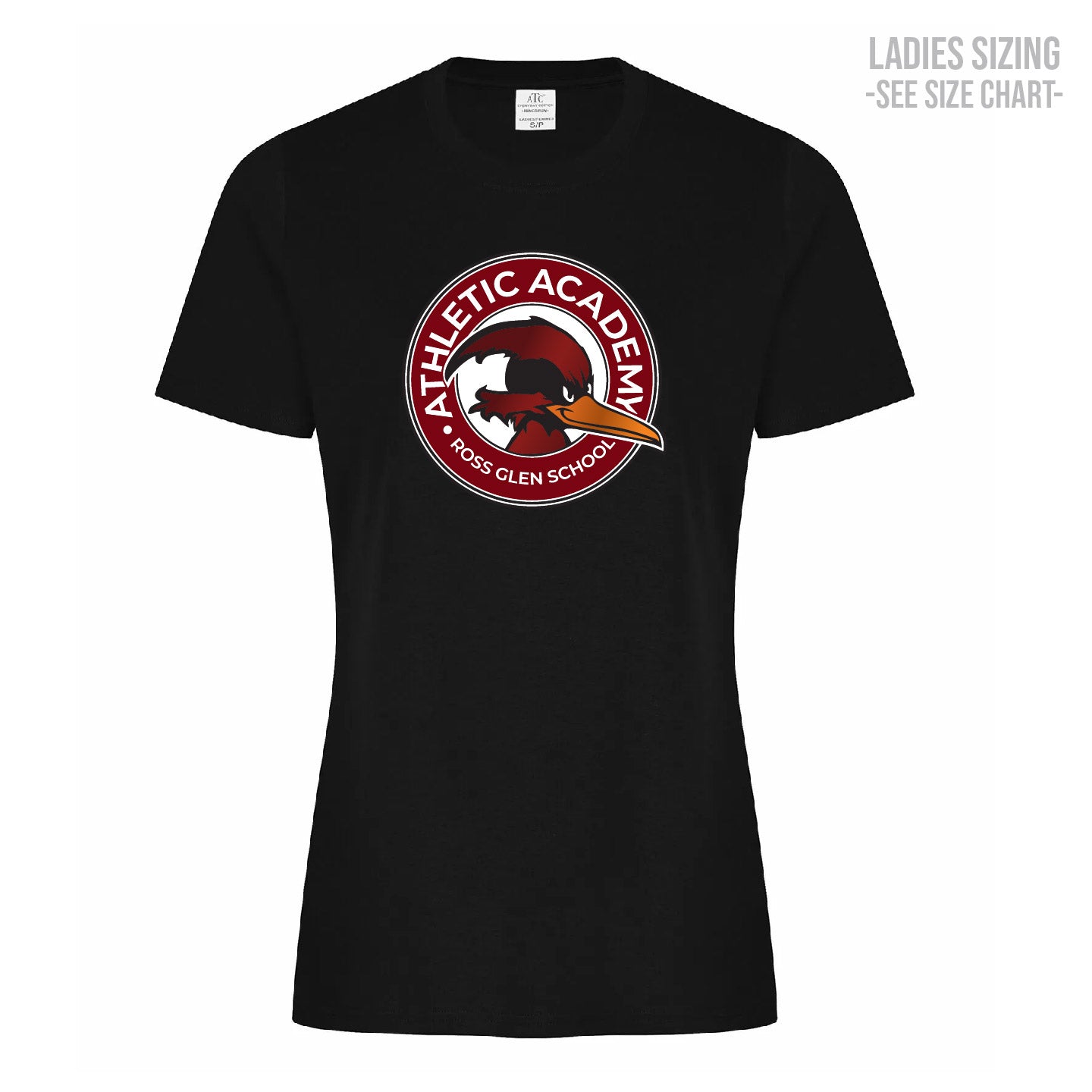 Ross Glen Athletic Academy LADIES T-Shirt (RGST002-ATC2000L)