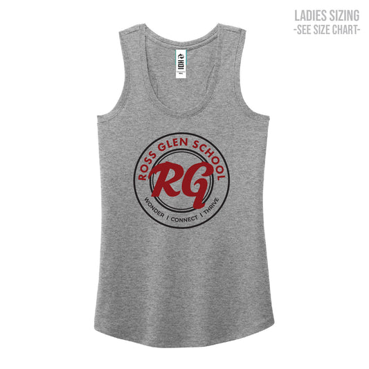 Ross Glen Maroon Crest LADIES Tank (RGST007-KOI8055L)