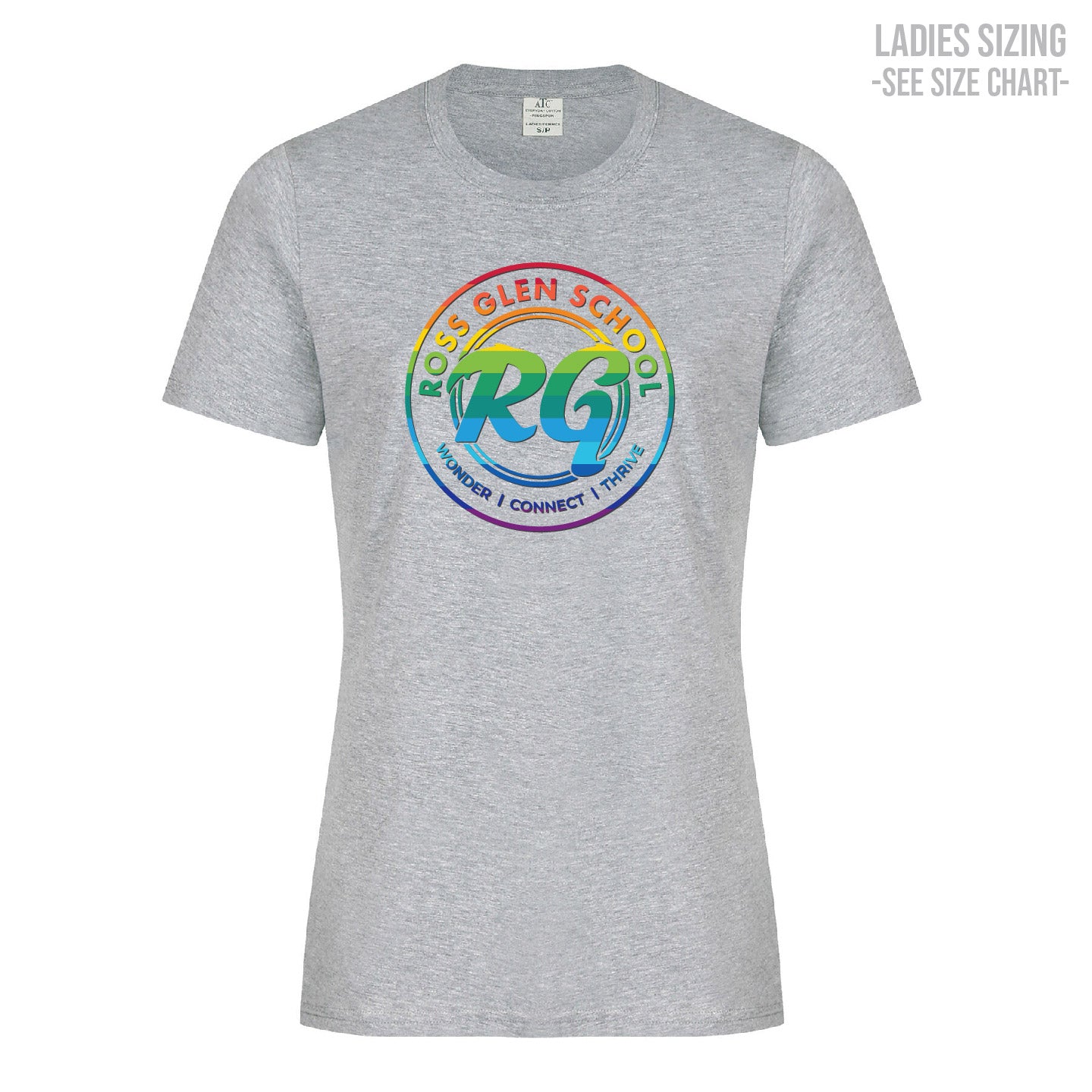 Ross Glen Pride Crest LADIES T-Shirt (RGST005-ATC2000L)