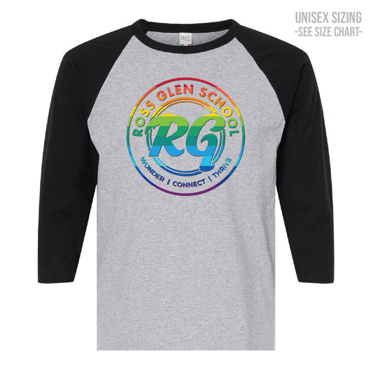 Ross Glen Pride Crest ADULT Baseball T-Shirt (RGST004-5540)