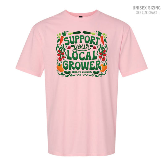 Ruben's Veggies Local Grower Unisex T-Shirt (RVT005-64000)