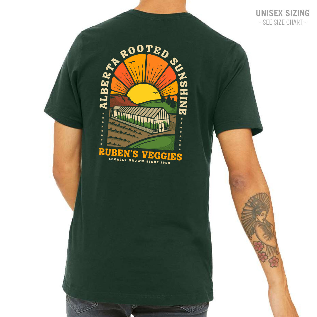 Ruben's Veggies Sunshine Premium Unisex Ringspun T-Shirt (RVT001/002-3001)