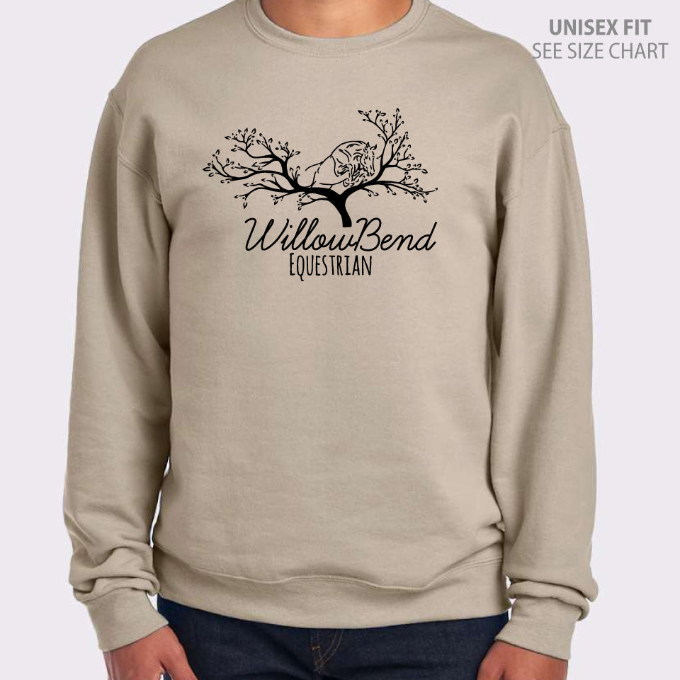 Willowbend Large Logo Unisex Crewneck Sweatshirt (WBT003-562MR)