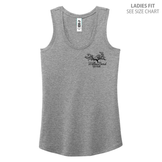 Willowbend Small Logo Ladies Racerback Triblend Tank (WBT001-KOI8055L)