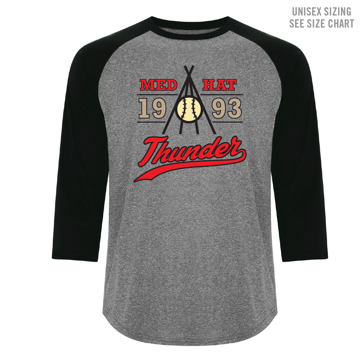MH Thunder ADULT Performance Raglan Tee (THT017-S3526)