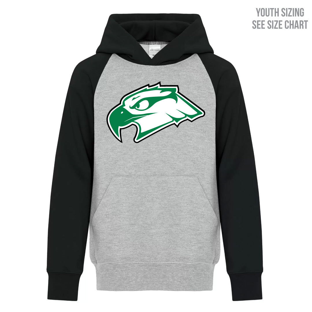 Jr. Hawks YOUTH Two-Tone Hoodie (JHFT003-Y2550)