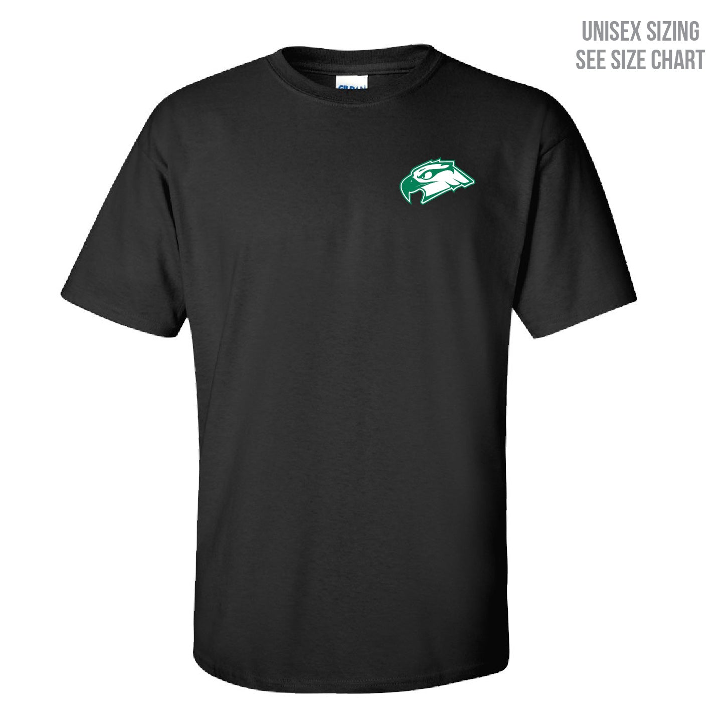 Jr. Hawks Left Chest Unisex T-Shirt (JHFT002-64000)
