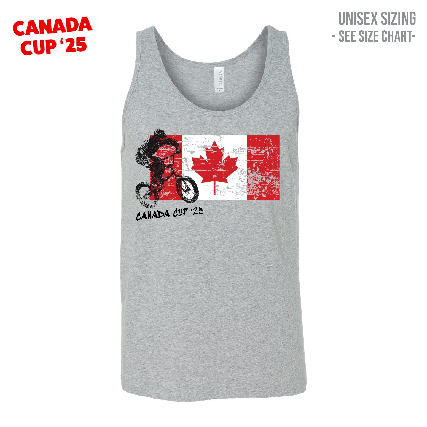 Canada Cup '25 Unisex Ringspun Tank (BMXCCT001-ATC8004)