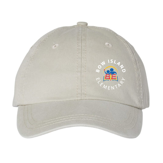 Bow Island Elementary Unstructured Dad Hat (BOWT004-SP500)