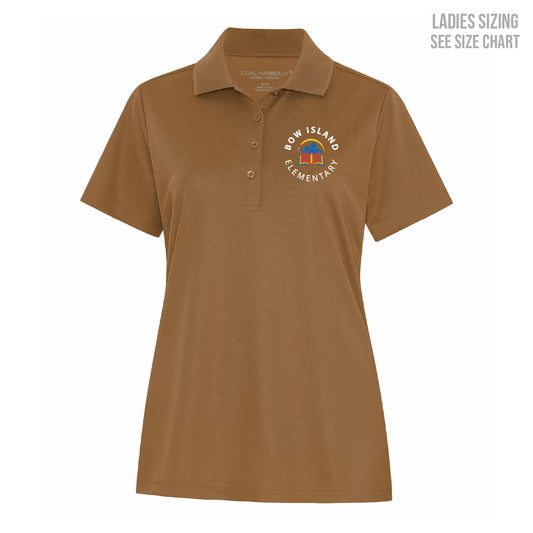 Bow Island Elementary LADIES Polo Shirt (BOWT003-ATCL365)