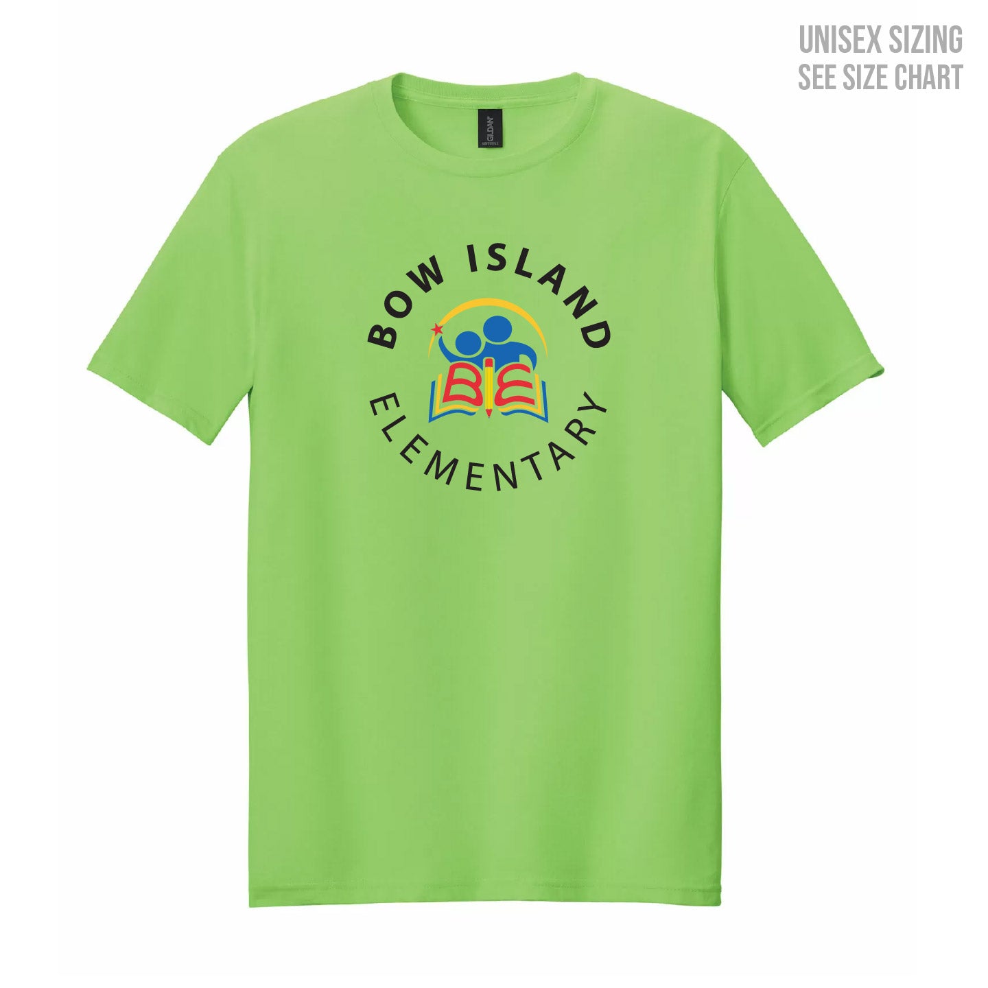 Bow Island Elementary ADULT T-Shirt (BOWT001-64000)