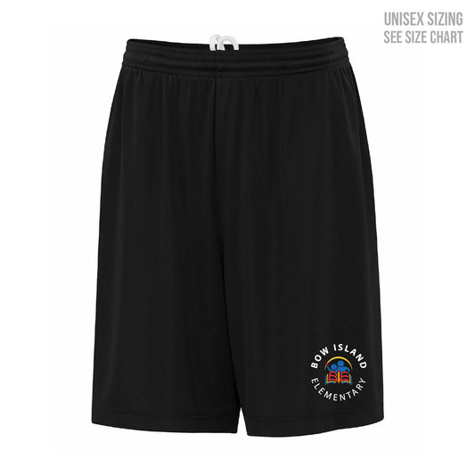 Bow Island Elementary ADULT Pocketed Sport Shorts (BOWT003-S357P)